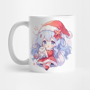 chibi girl santa Mug